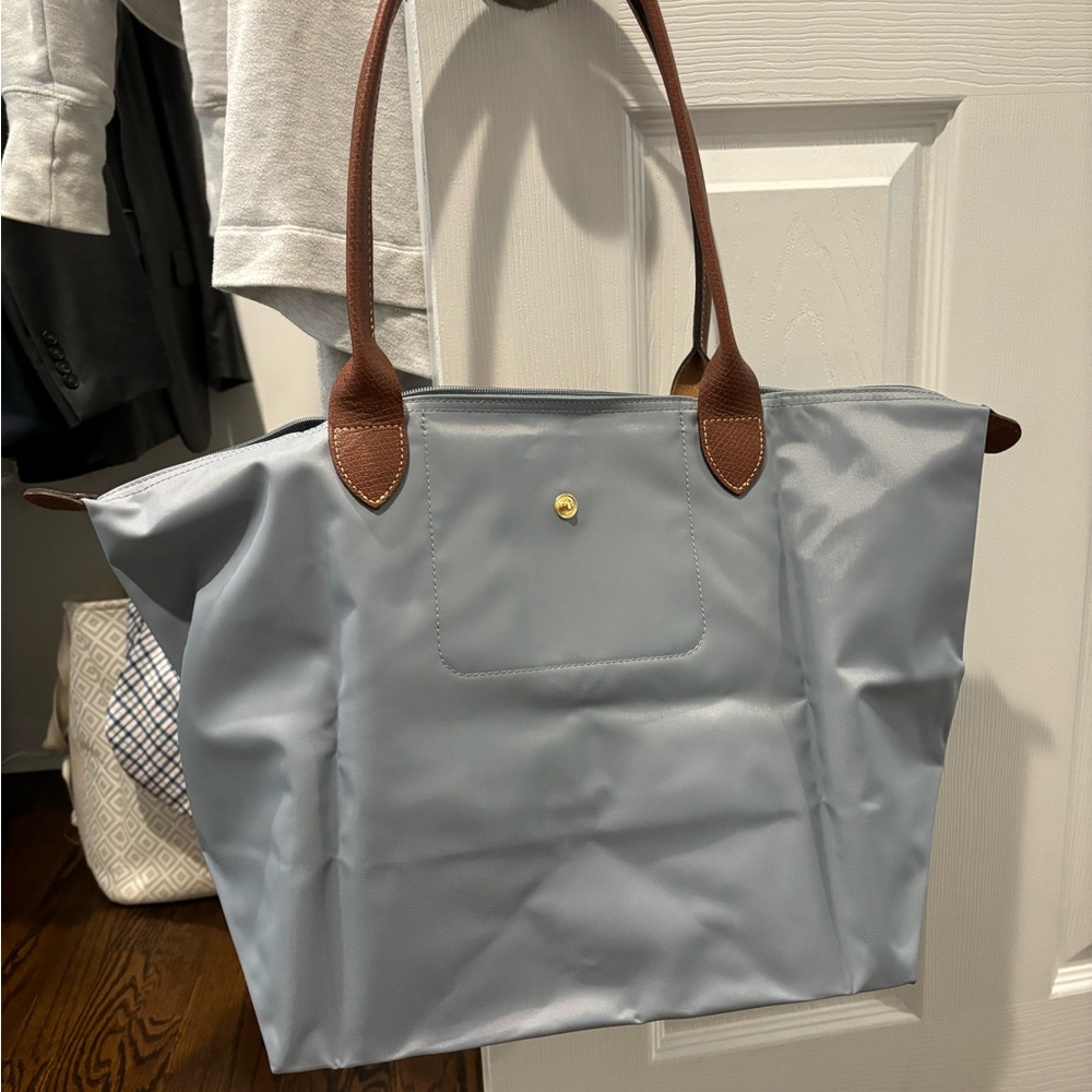 Brand New Gray Large Longchamp